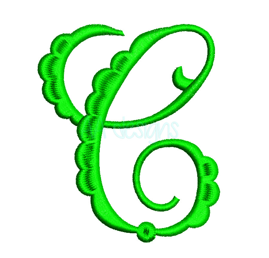 Cloud Embroidery Digital Font. Script embroidery font for instant download. BX format