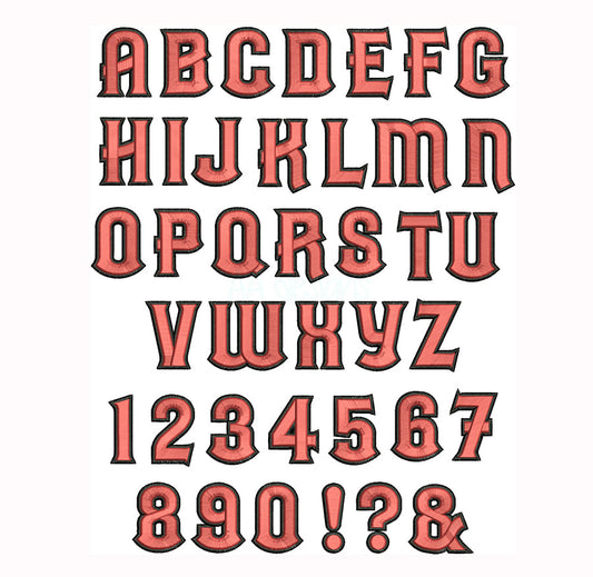 Team 3D puff embroidery font on cap - bold raised letters in puff foam