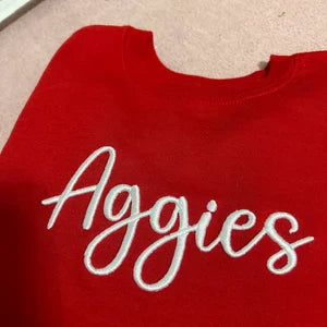 3d puff embroidery font