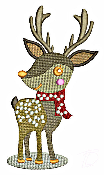 Christmas Embroidery Bundle – 15 Santa, Deer & Candy Designs