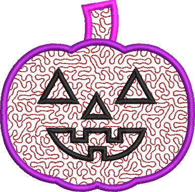 Halloween Quilting Embroidery Applique Bundle – 4 Designs, 4 Sizes