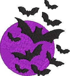 Halloween Embroidery Design Bundle – 8 Designs, 2 Sizes Each