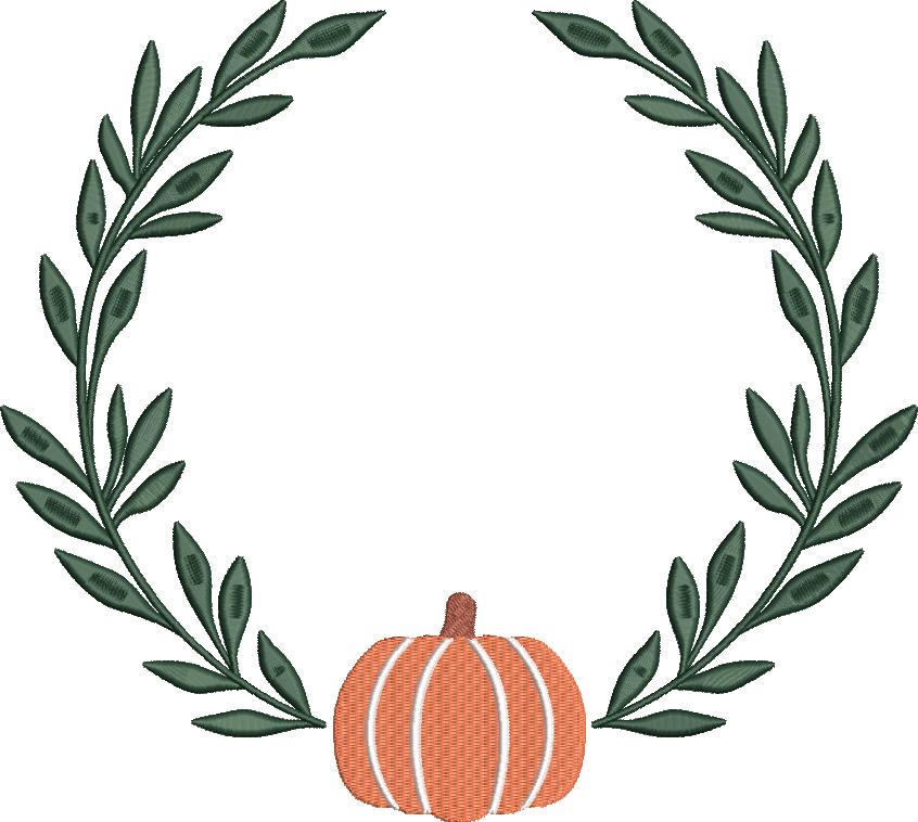 Halloween Embroidery Bundle – Pumpkin Frame, Ghost & Boohaw, 8 Designs