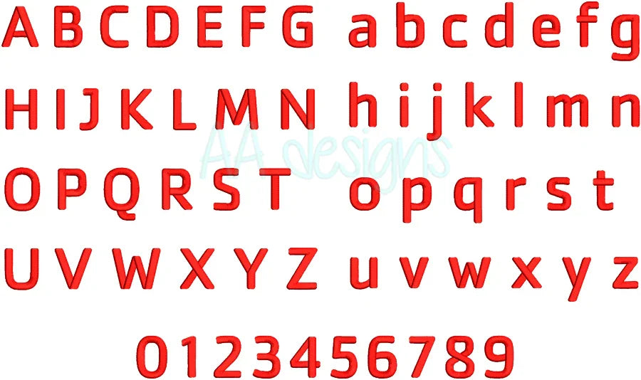 Cachet embroidery digital font. Script font for embroidery. BX file also included
