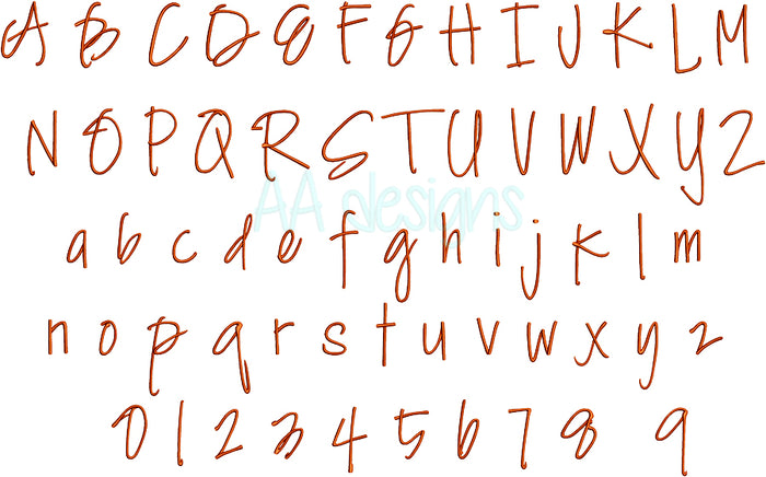 Angel Baby font. Embroidery font, embroidery alphabet, embroidery monogram font, machine embroidery font, embroidery lettering, BX embroidery font, PES font embroidery, DST font embroidery