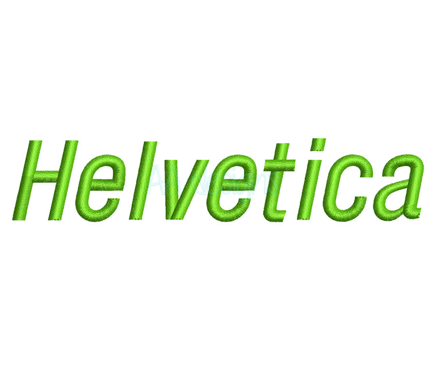 Simple block embroidery font.