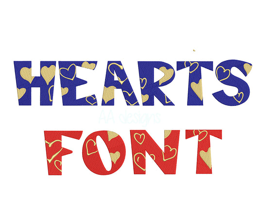 Valentine heart embroidery font. Machine embroidery alphabet for loving valentine. BX format