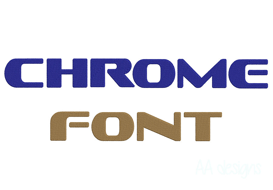 Sofa chrome embroidery font. Machine embroidery alphabet for instant download. PES DST BX and other file format