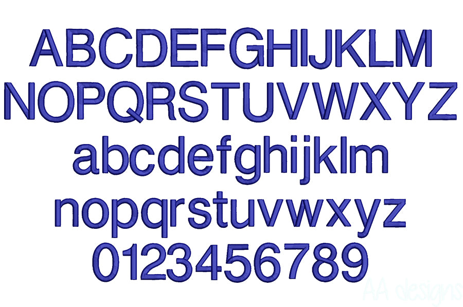 Helvetica 3D puff embroidery digital font. Machine embroidery alphabet in 3D puff foam. PES DST BX and all files for embroidery machine