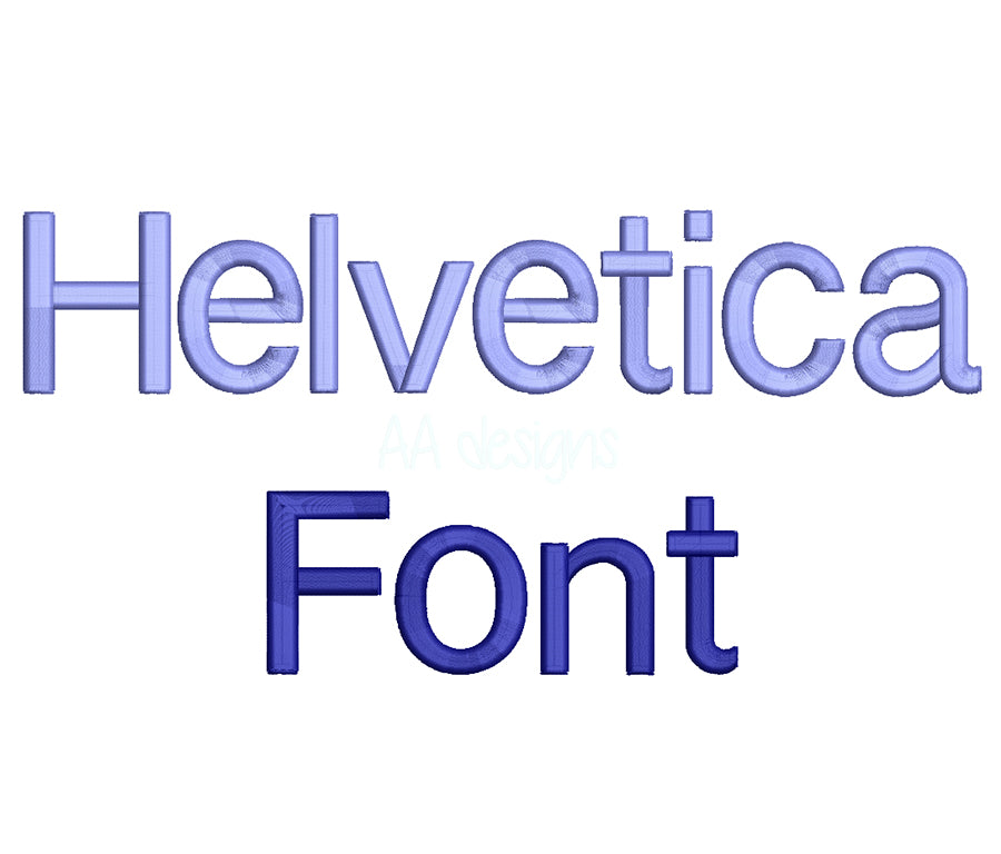 Helvetica 3D puff embroidery digital font. Machine embroidery alphabet in 3D puff foam. PES DST BX and all files for embroidery machine
