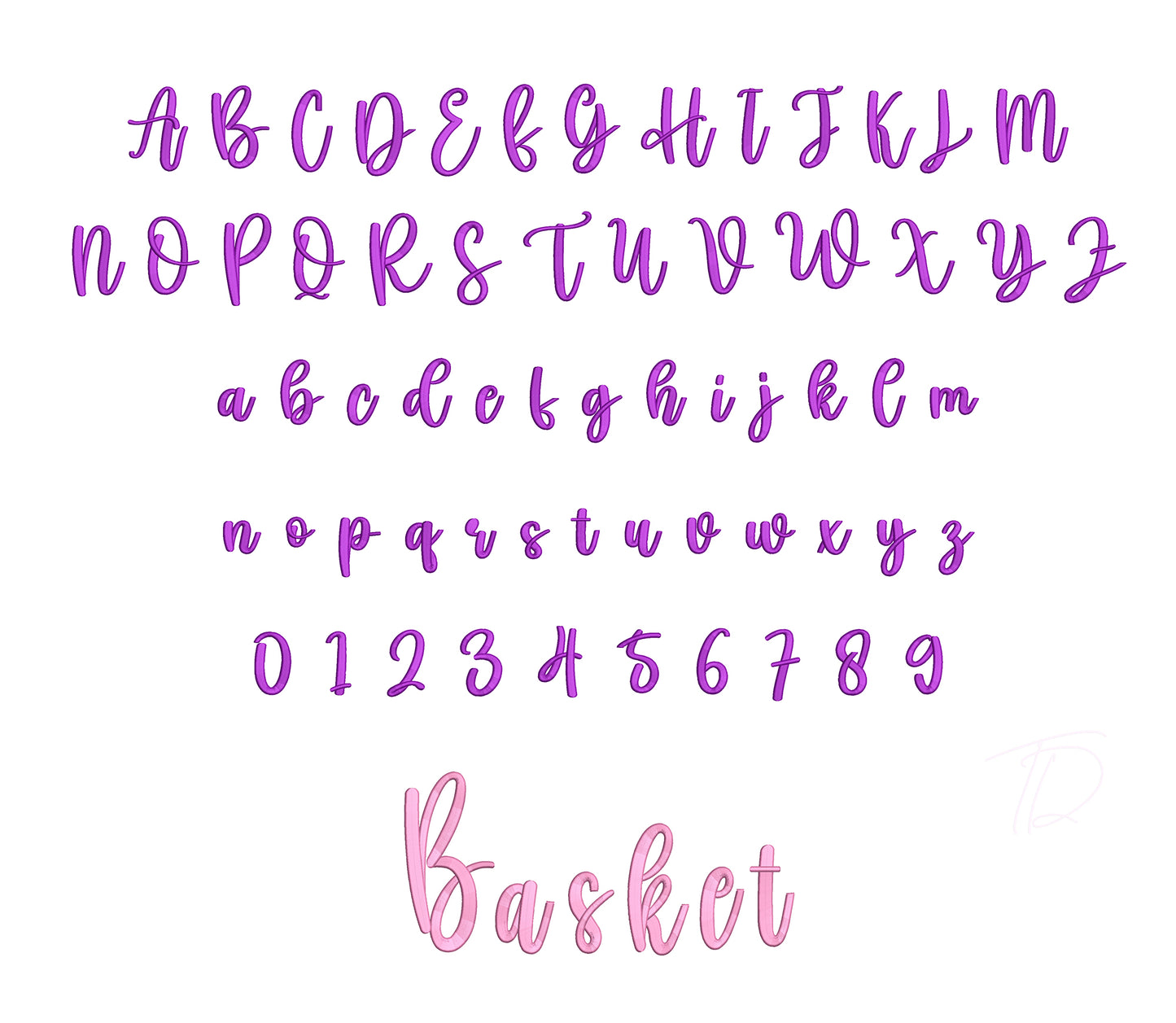 Basketball 3D puff embroidery digital font. Machine embroidery 3D puff foam. PES DST BX and all files for instant download