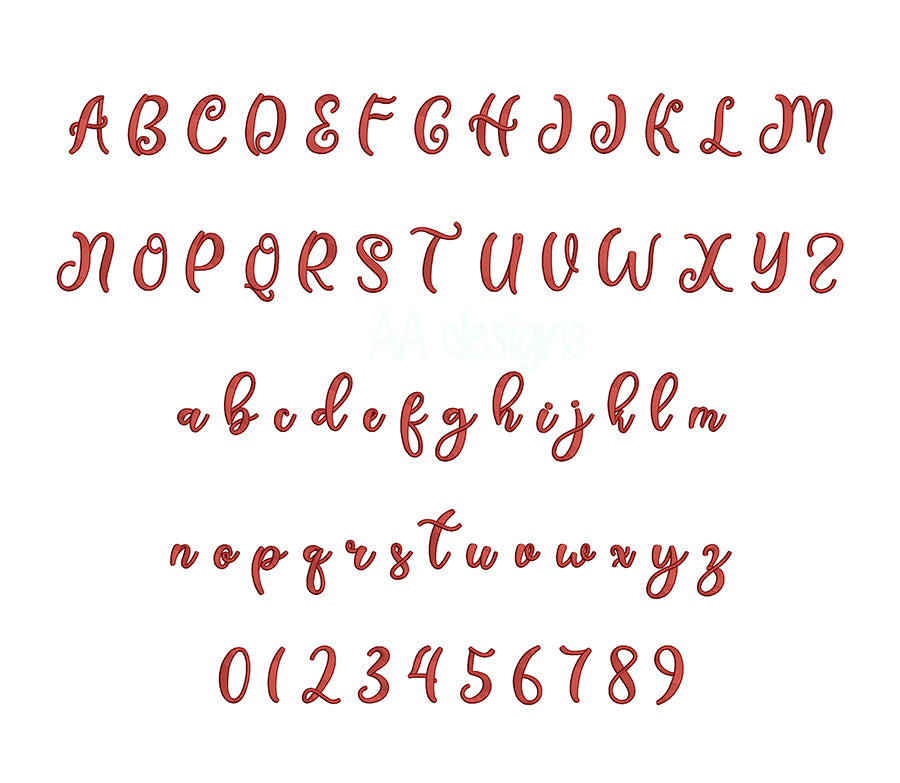 Smile 3D puff embroidery digital font. Machine embroidery font in 3D puff foam. PES DST BX and all files for embroidery machine