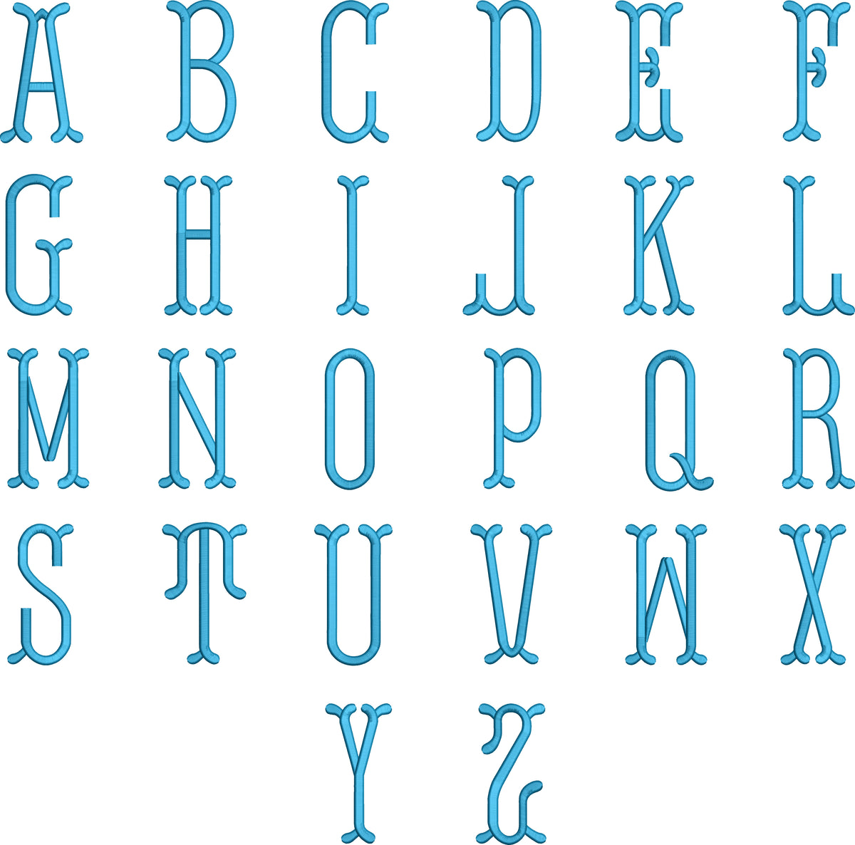{{product_title}} embroidery font-EmbroiderySky