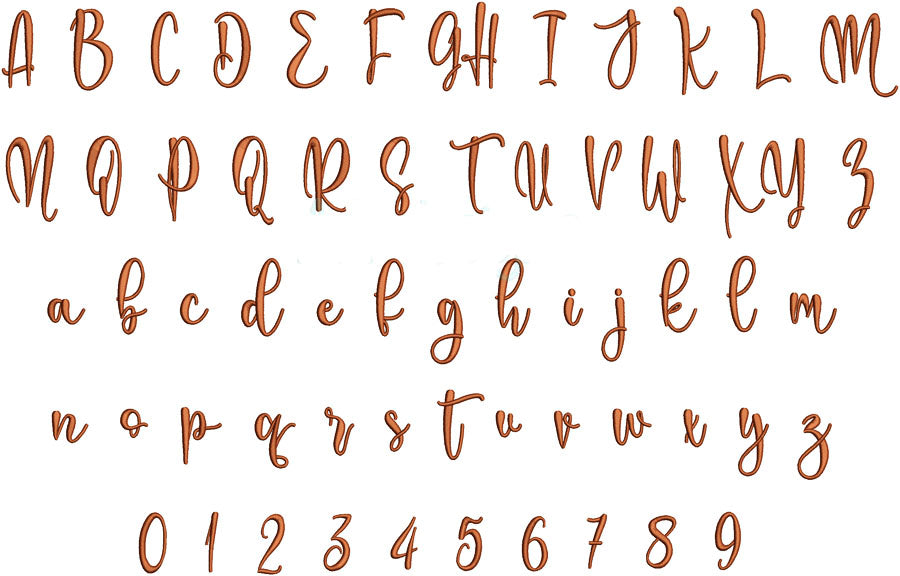 Mother Loving Embroidery Script Font