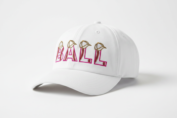 Baseball Applique Embroidery Font | BX PES DST Instant Download