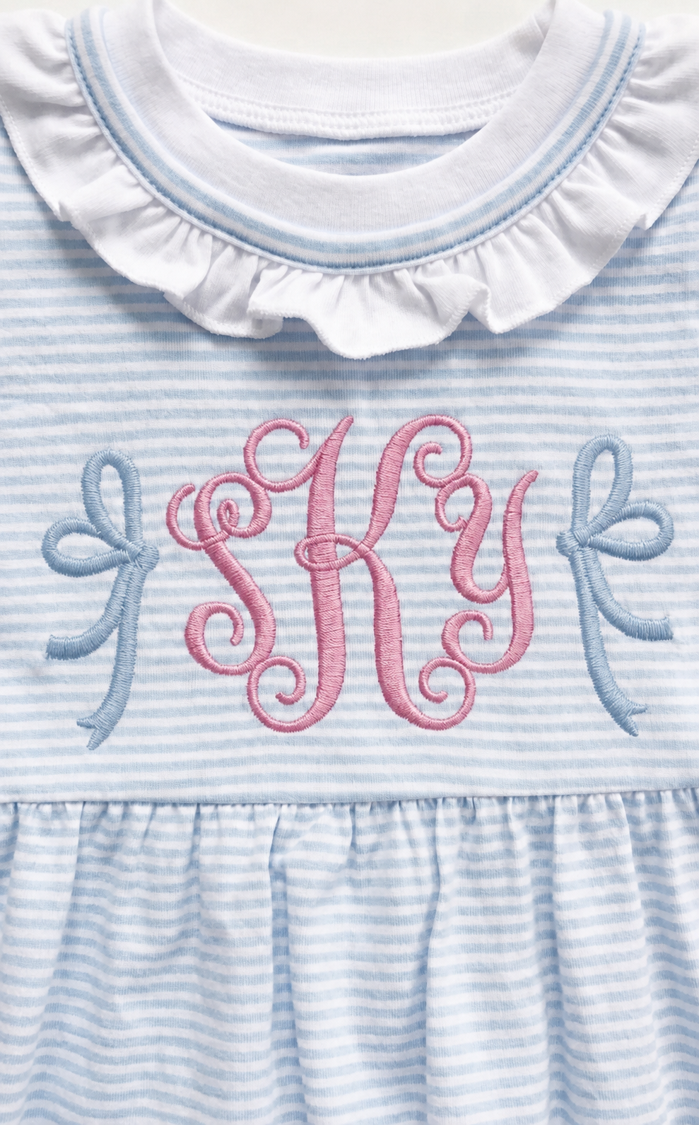 Cutie Bowtie Embroidery Design for Baby
